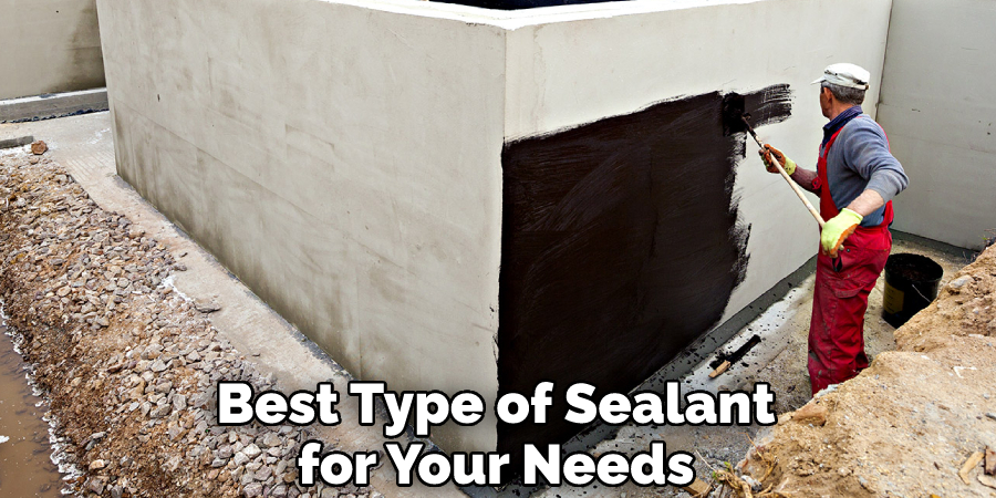 Best Type of Sealant for Your Needs