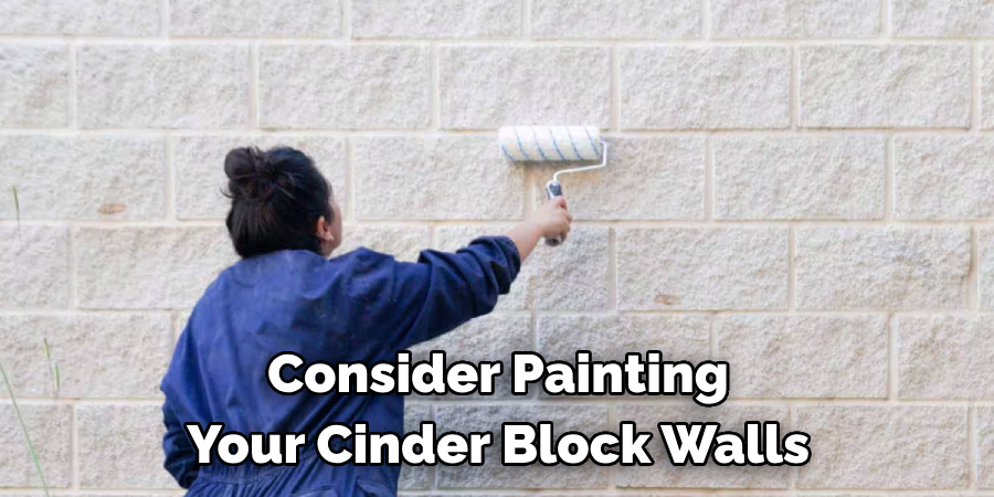 Consider Painting Your Cinder Block Walls