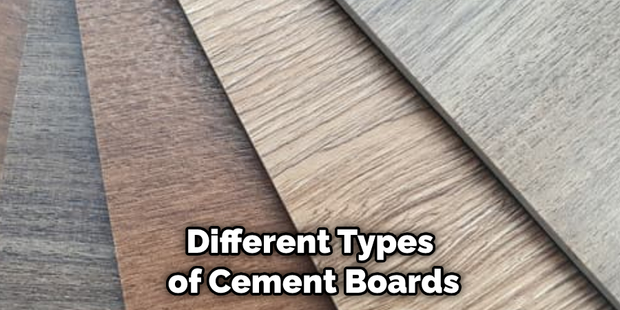 Different Types of Cement Boards