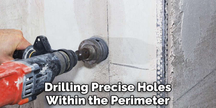 Drilling Precise Holes Within the Perimeter