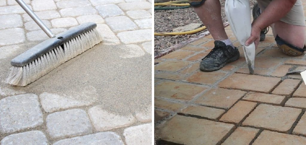 How to Grout Pavers With Sand and Cement