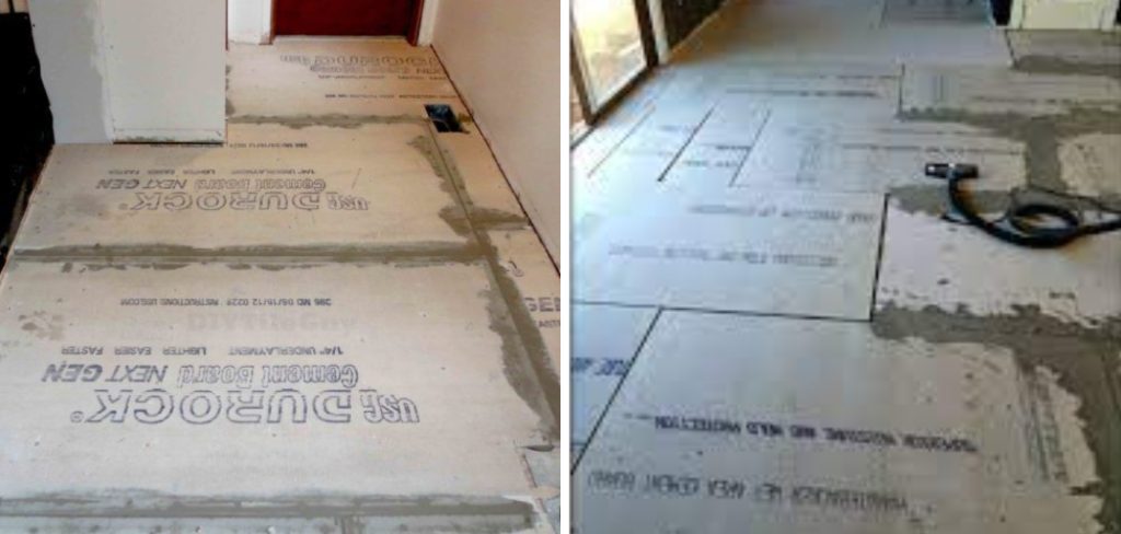 How to Install Permabase Cement Board on Floor