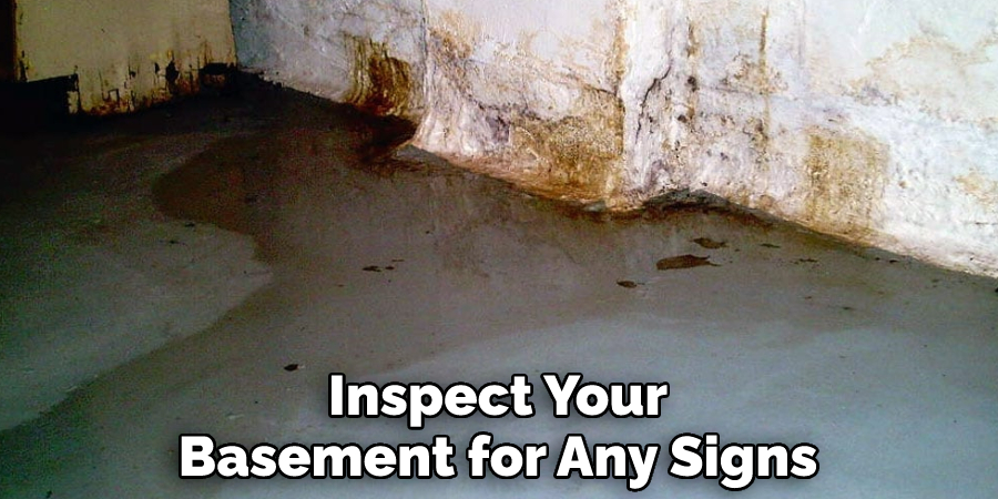 Inspect Your Basement for Any Signs