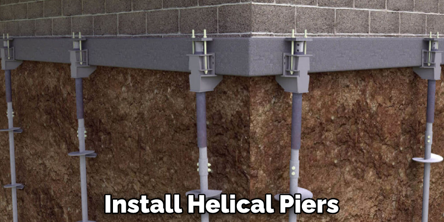 Install Helical Piers