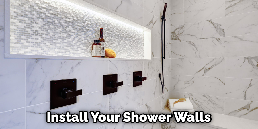 Install Your Shower Walls