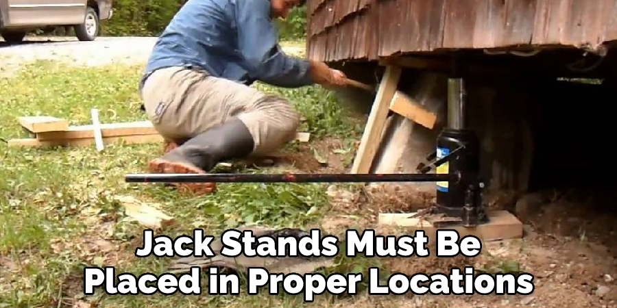 Jack Stands Must Be Placed in Proper Locations