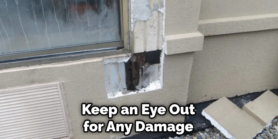  Keep an Eye Out for Any Damage