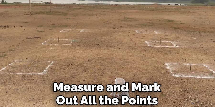 Measure and Mark Out All the Points