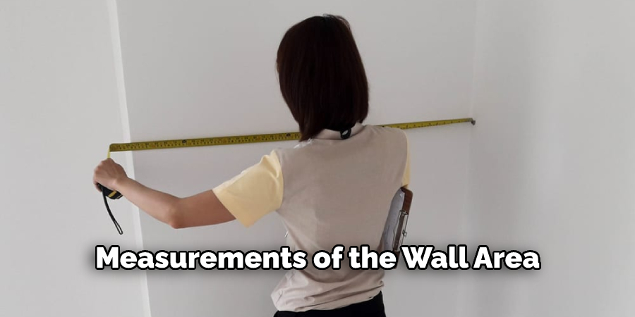 Measurements of the Wall Area