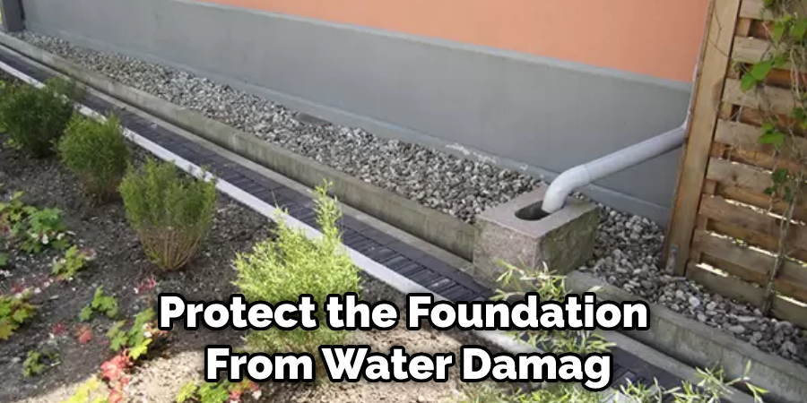 Protect the Foundation From Water Damag