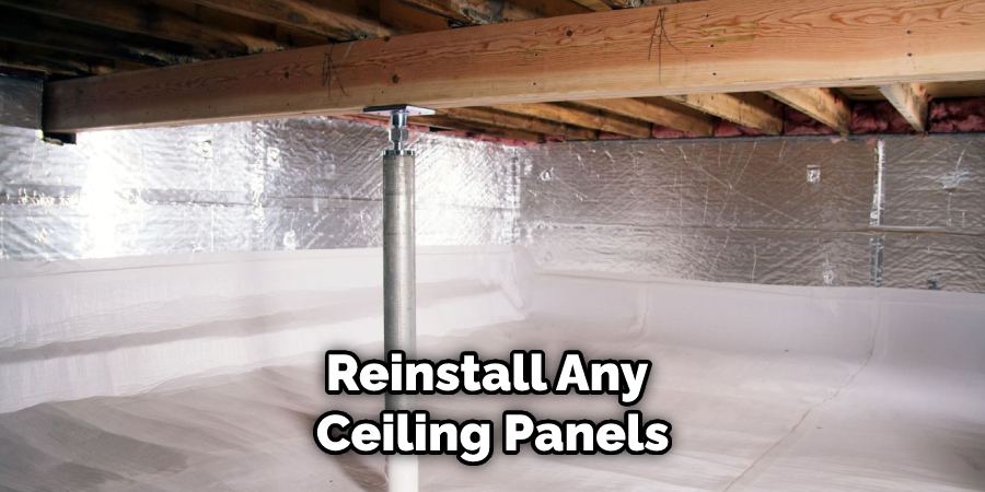 Reinstall Any Ceiling Panels