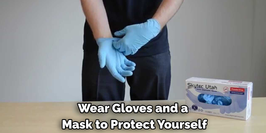 Wear Gloves and a Mask to Protect Yourself