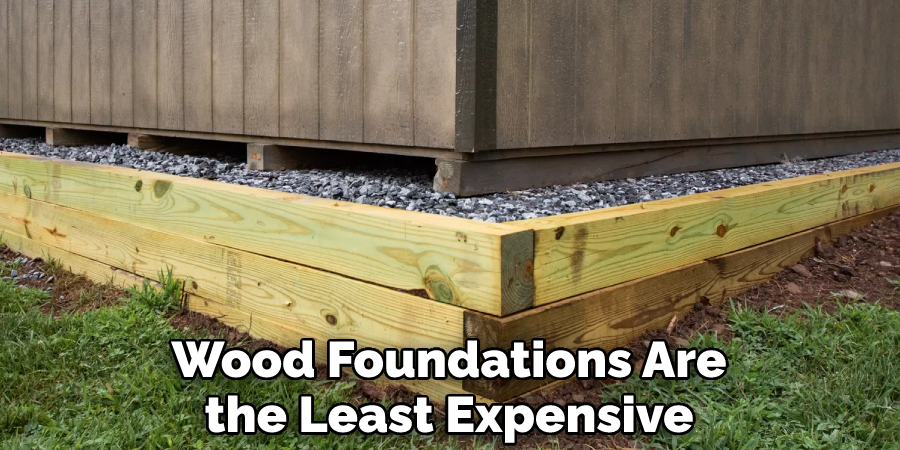 Wood Foundations Are the Least Expensive