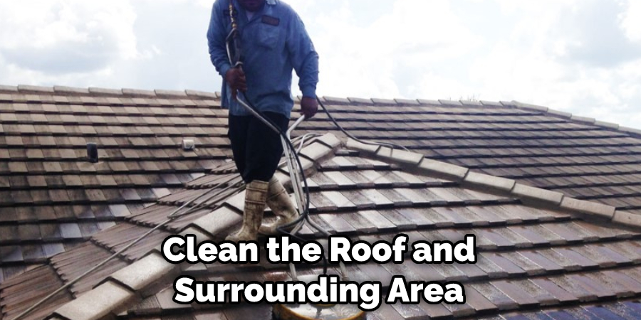 Clean the Roof and Surrounding Area