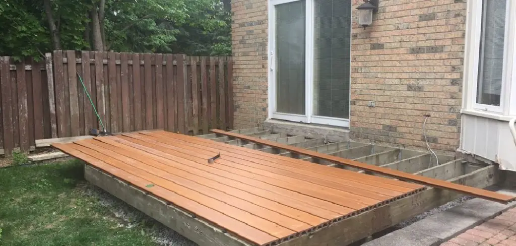 How to Attach a Deck to a Brick House