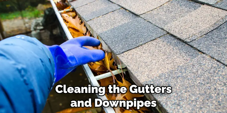 Cleaning the Gutters and Downpipes