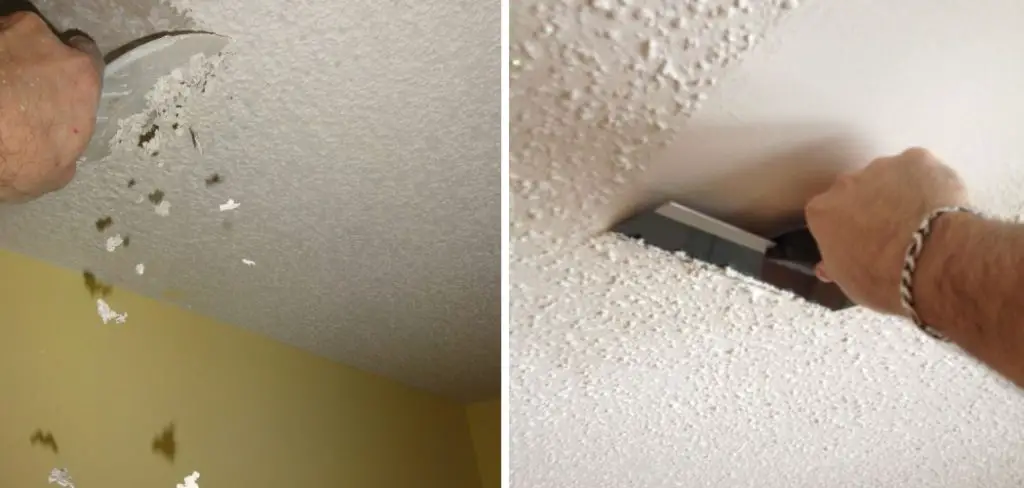 How to Repair Popcorn Ceiling Water Damage