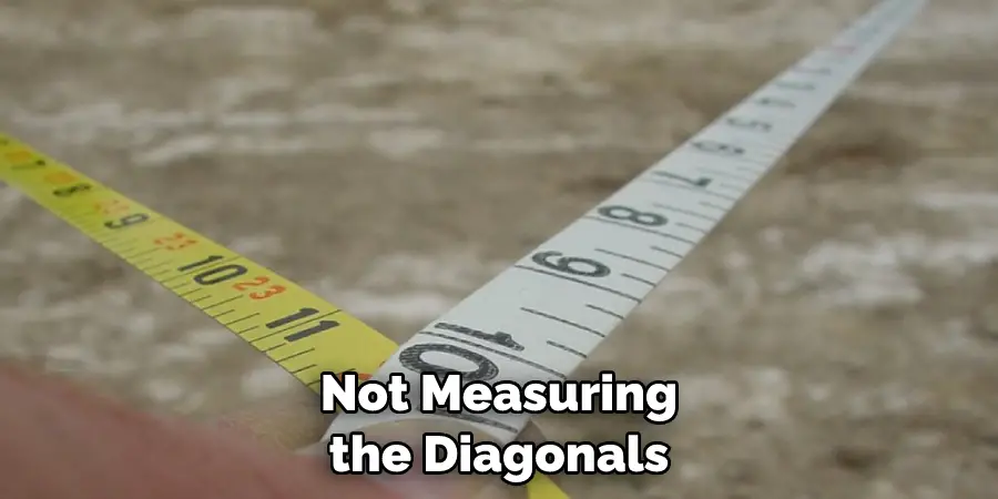 Not Measuring the Diagonals