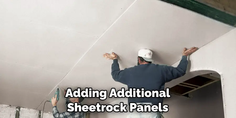 Adding Additional Sheetrock Panels