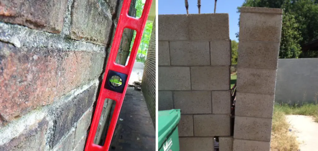 How to Fix a Leaning Cinder Block Wall