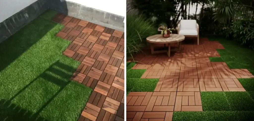 How to Lay Outdoor Tiles on Grass