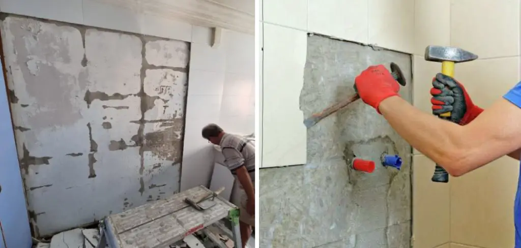 How to Remove Wall Tiles without Damaging Plasterboard