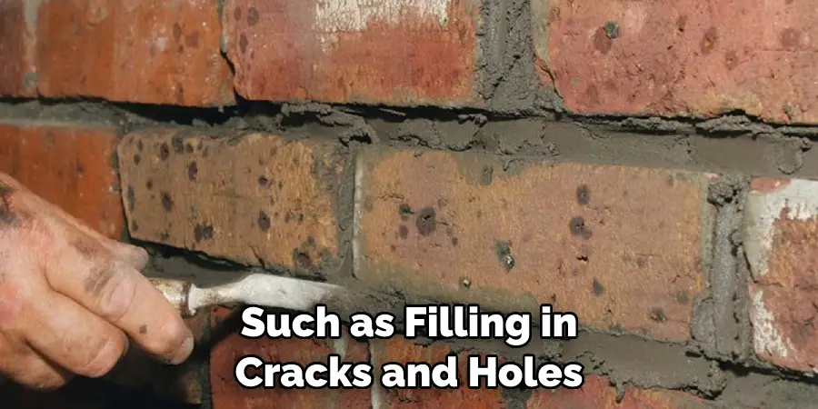 Such as Filling in Cracks and Holes