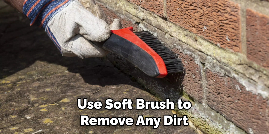 Use Soft Brush to Remove Any Dirt