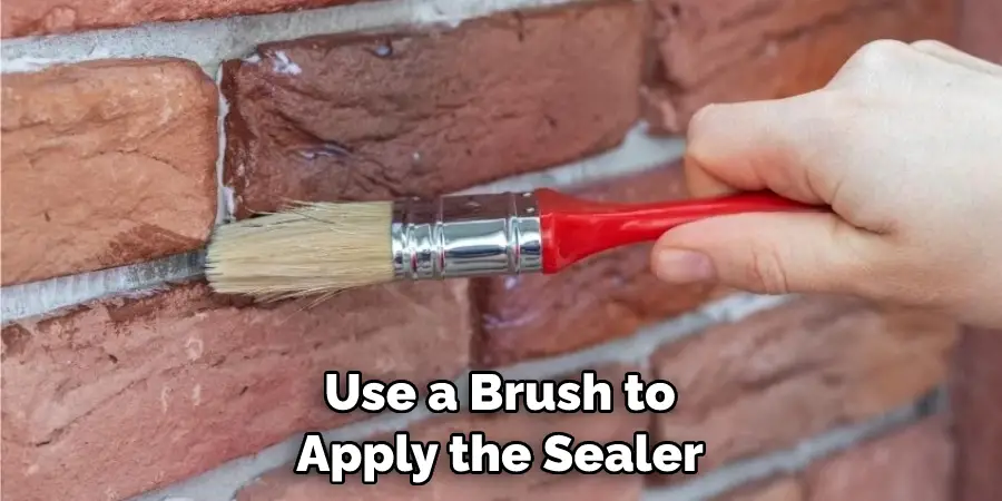 Use a Brush to Apply the Sealer