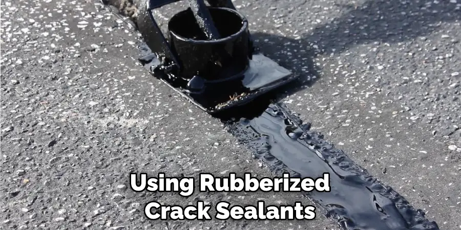 Using Rubberized Crack Sealants