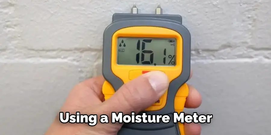 Using a Moisture Meter