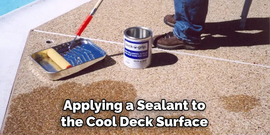 Applying a Sealant to the Cool Deck Surface