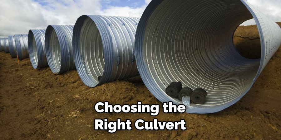 Choosing the Right Culvert