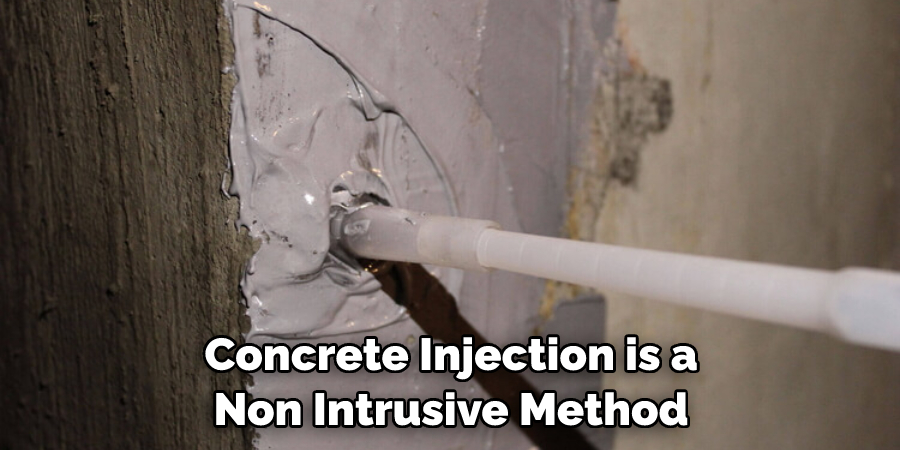 Concrete Injection is a Non Intrusive Method