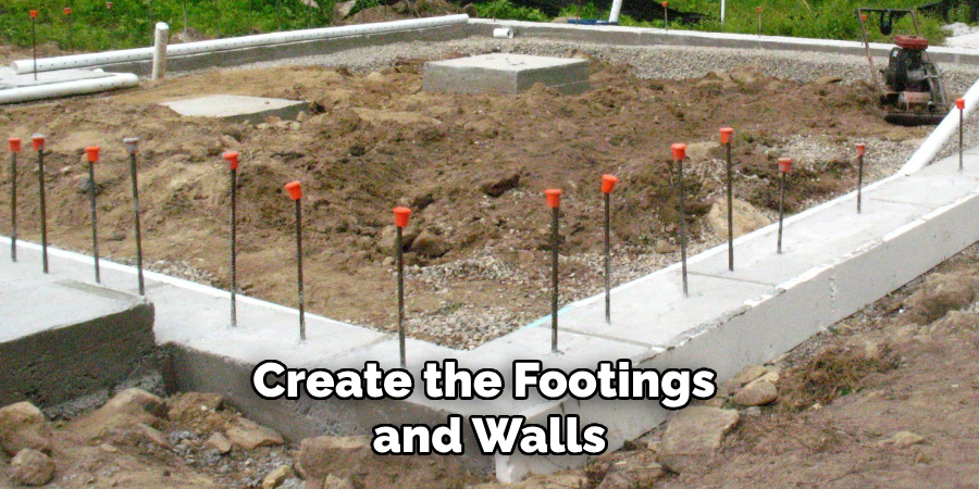 Create the Footings and Walls