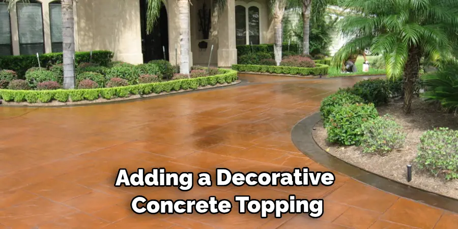 Adding a Decorative Concrete Topping