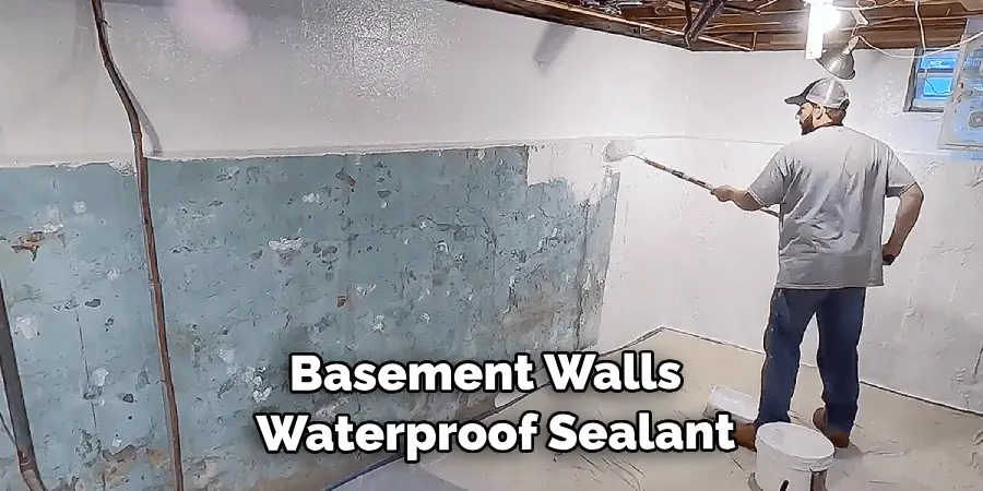 Basement Walls With Waterproof Sealant