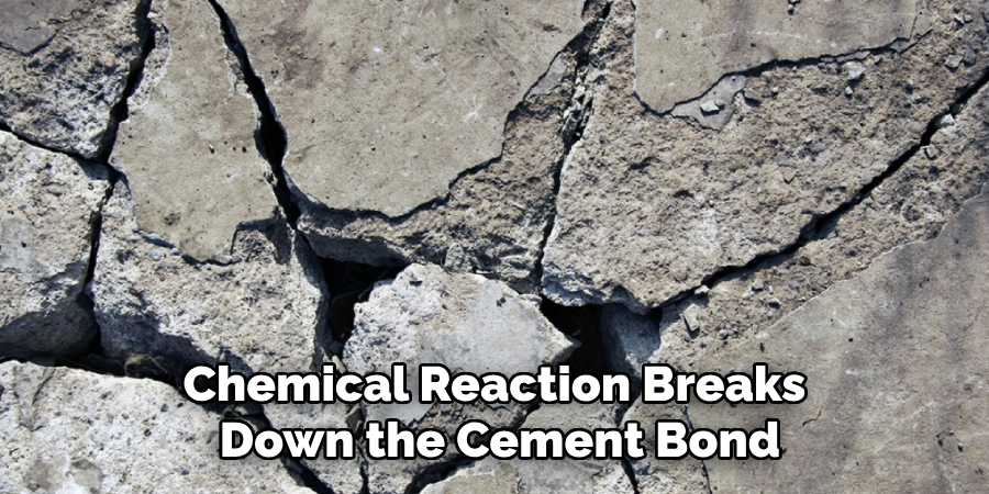 Chemical Reaction Breaks Down the Cement Bond