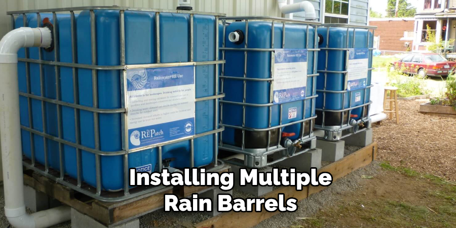  Installing Multiple Rain Barrels