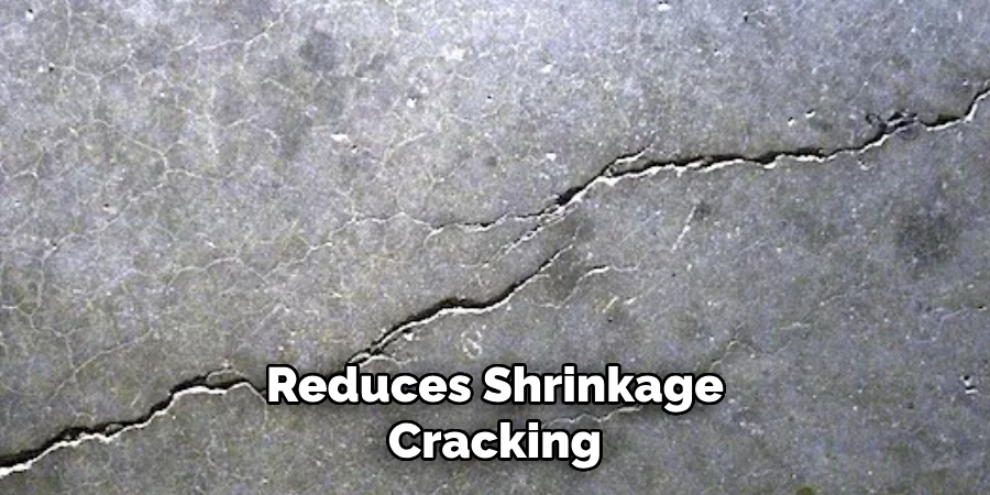  Reduces Shrinkage Cracking