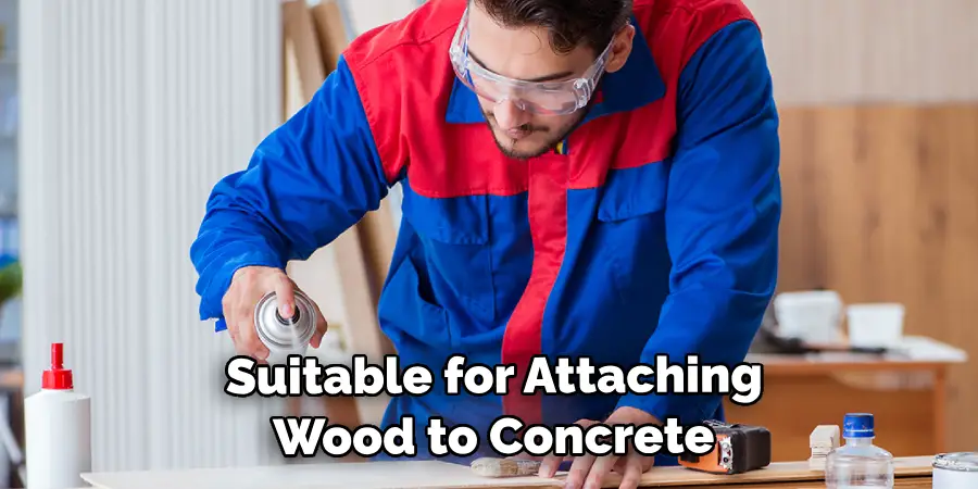  Suitable for Attaching Wood to Concrete