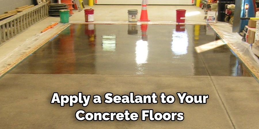 Apply a Sealant to Your Concrete Floors