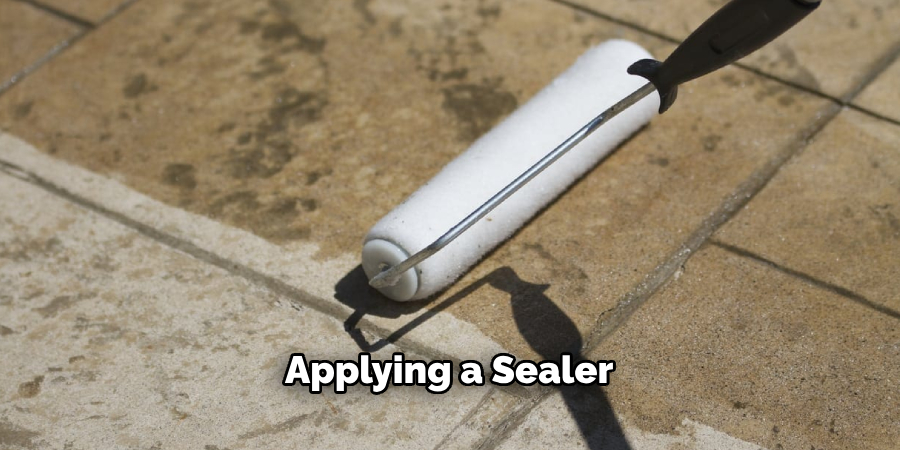 Applying a Sealer