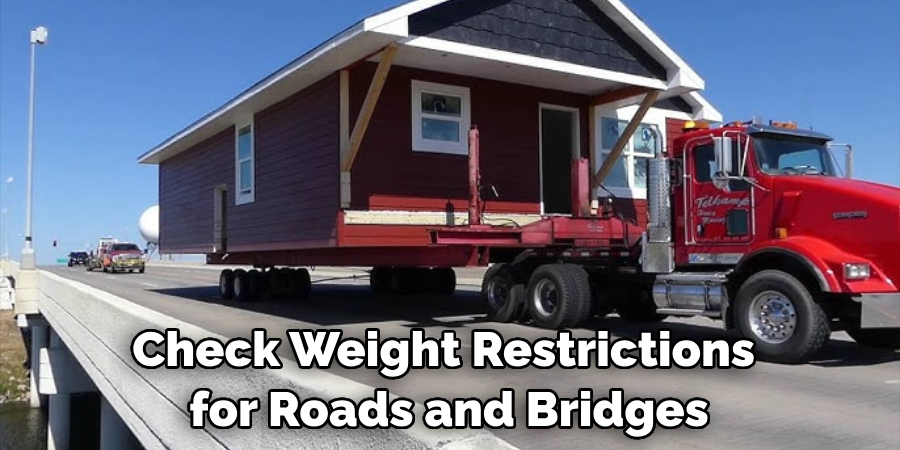 Check Weight Restrictions for Roads and Bridges