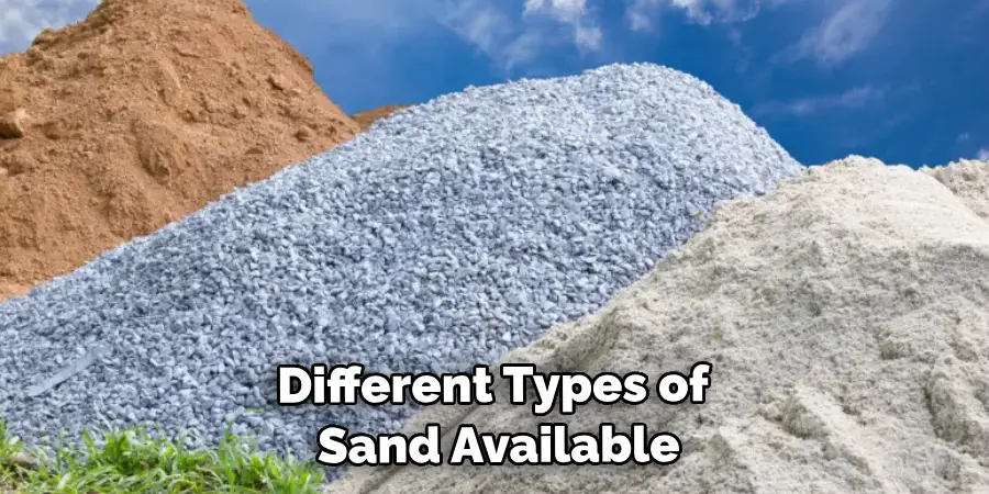 Different Types of Sand Available