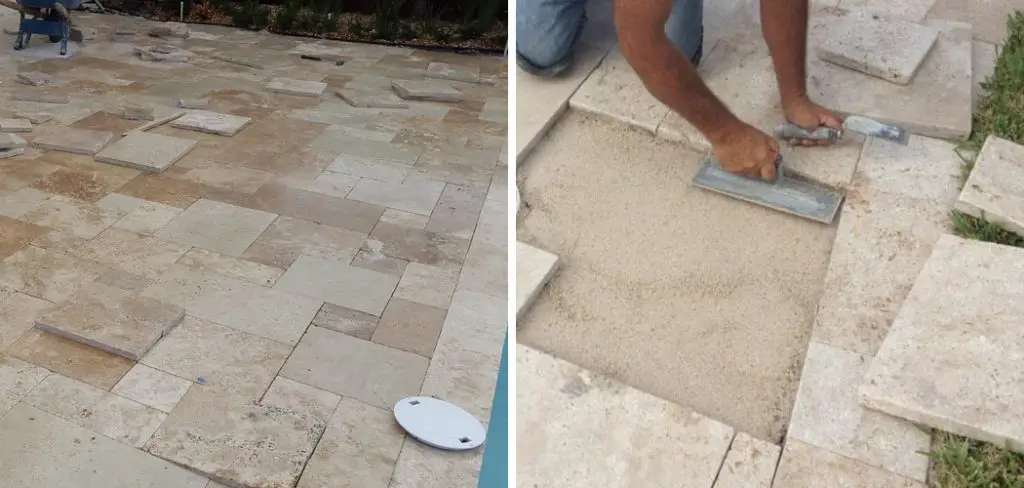 How to Install Travertine Pavers