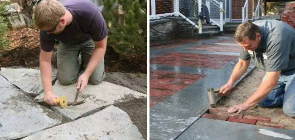 How to Lay Bluestone Over Concrete