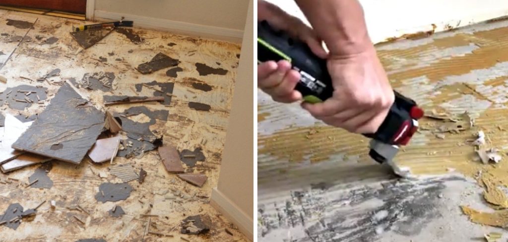 How to Remove Old Tile Adhesive from Concrete Floor