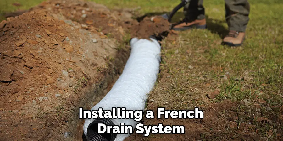 Installing a French Drain System