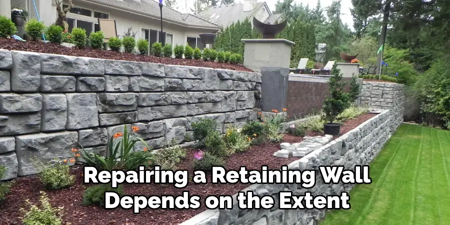 Repairing a Retaining Wall Depends on the Extent
